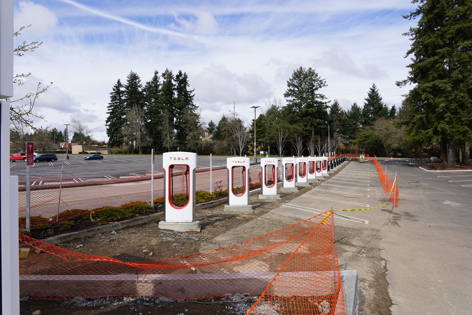 Tesla Supercharger charging stations in Washington State