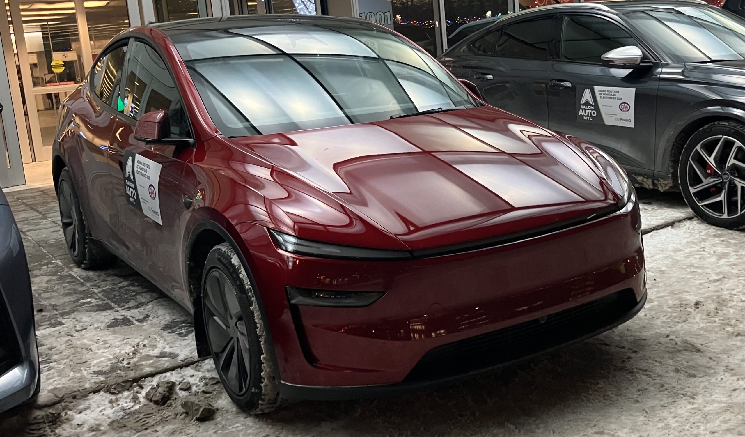2026 Tesla Model Y parked outside, relevant for Winnipeg and Manitoba Tesla buyers